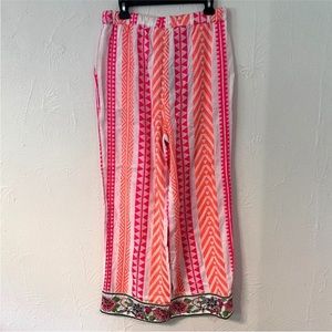 NWT Anthropologie Farm Rio Geometric Drawstring Pants
